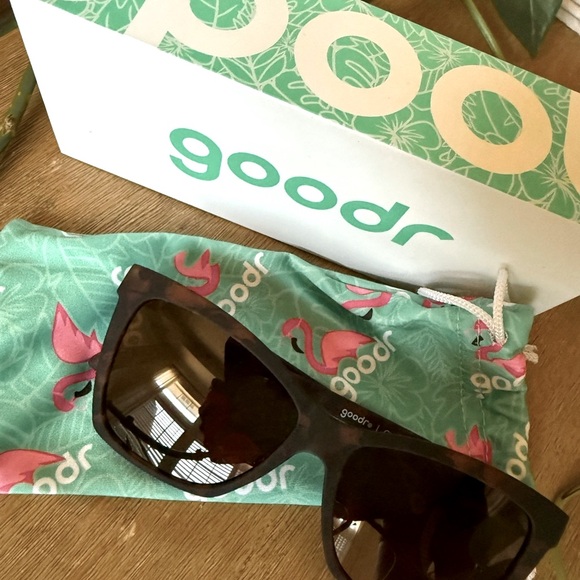 Goodr Tortoise Shell Sunglasses - Picture 2 of 4